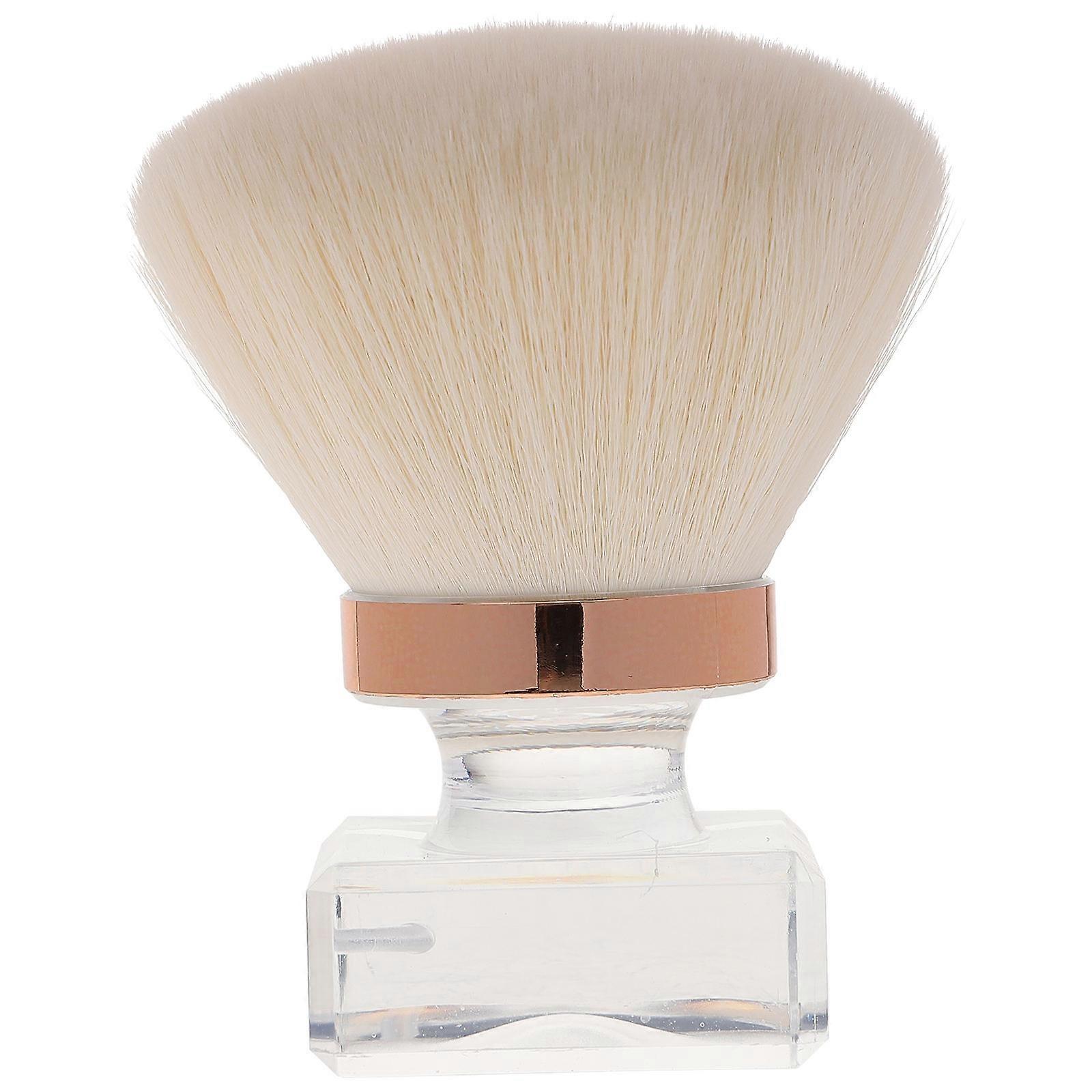 Powder Makeup Brush with Lightweight Compact Design for Bristles, Blush, Highlighter & Nose Shadow Application