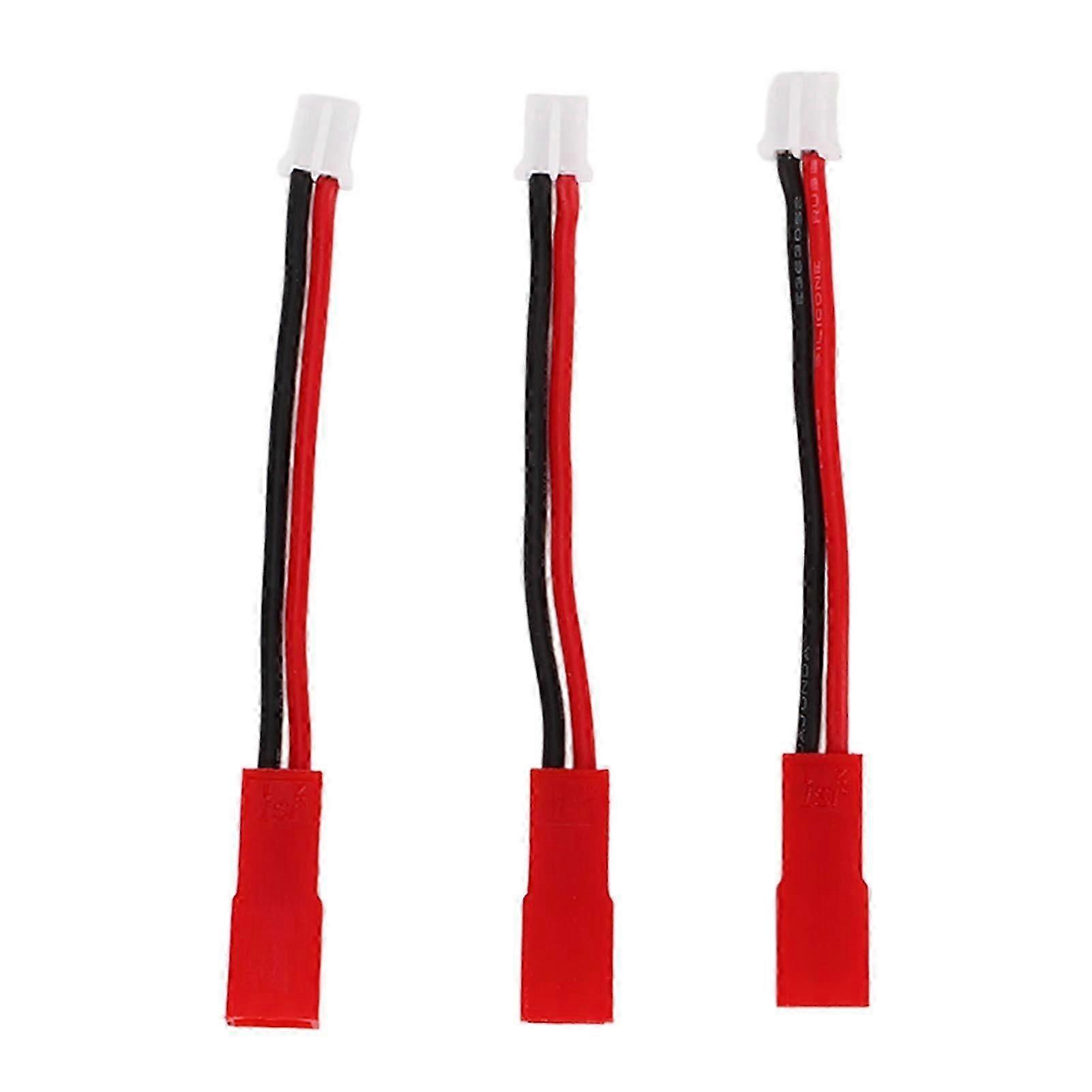 3Pcs PH2.0 to JST Plug Adapter Connector for AXIAL SCX24 1/24 Tracked Vehicle Upgrade Part