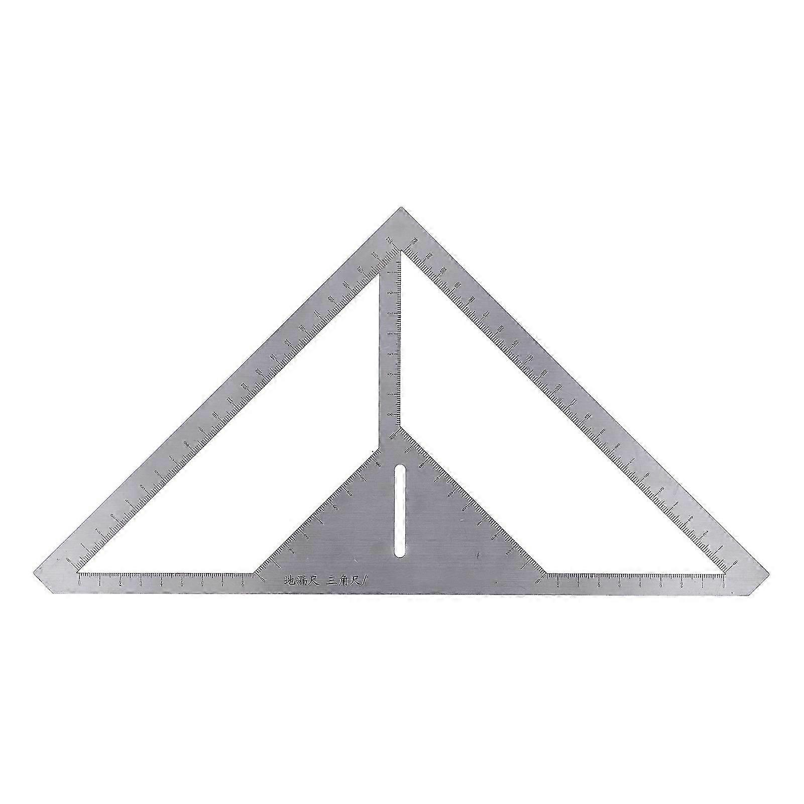 Floor Drain Ruler Multifunctional Tile Layout Angle Measuring Triangular Measure Gauge