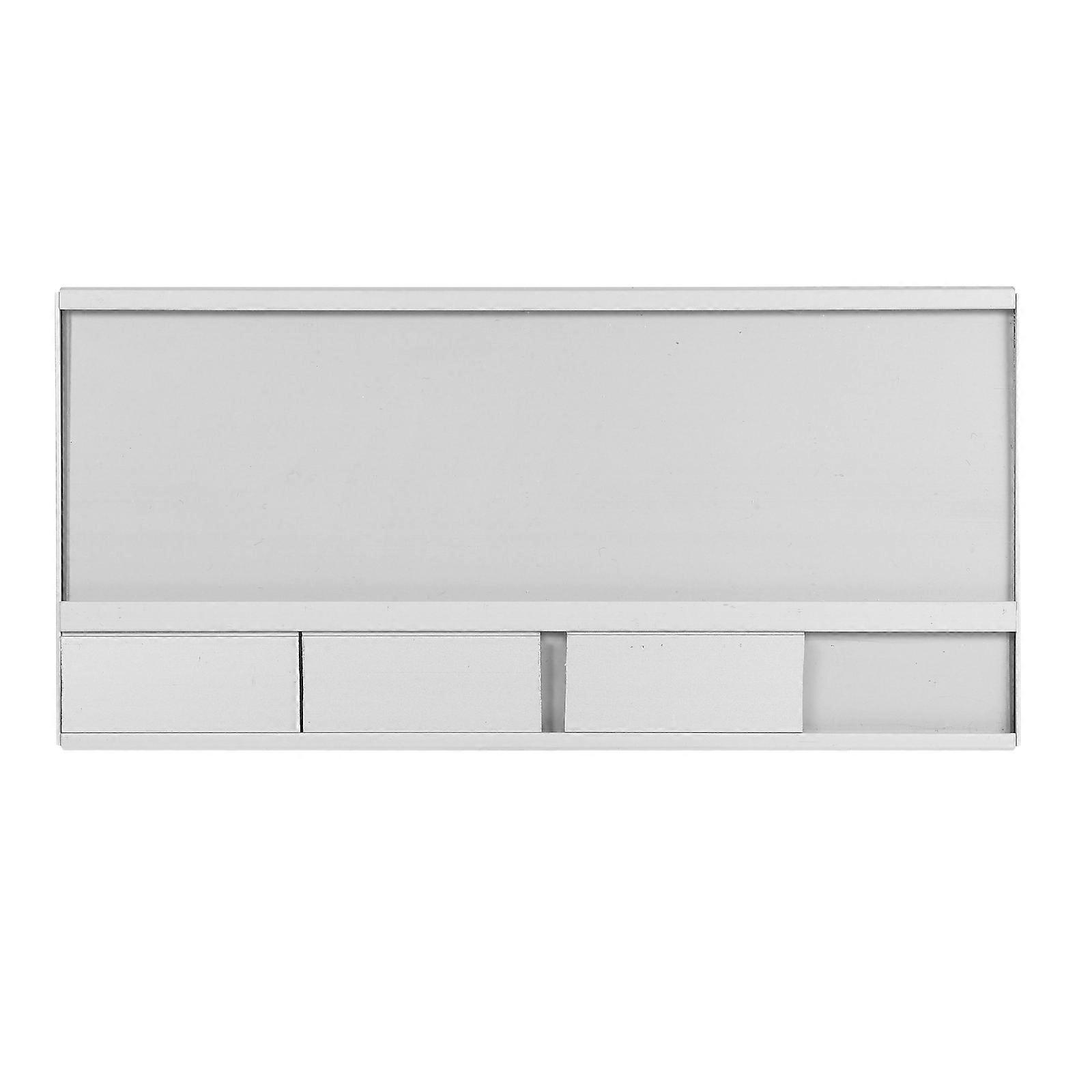 Display Nameplate Office Desk Name Plate Sign Workstation Plaque Aluminum Alloy Position Clarity Silver 18.00X9.00X2.00CM Sleek Professional 1Pack