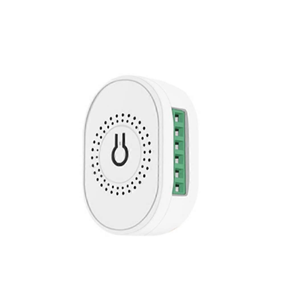 Smart WiFi Ceiling Fan Switching Module - Tuya, Alexa and Google Home Compatible, Dual Mode, Voice Control, White