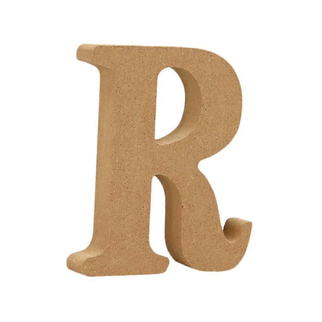 Wooden Letters Papier Mache Number Box