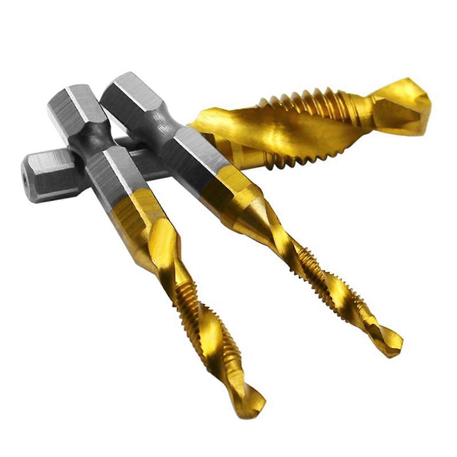 Metric tap drill, hex thread, HSS, 12 pieces