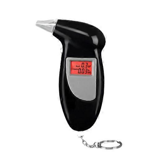 Breathalyzer, professional portable breathalyzer with LED digital display (with 5 mouthpieces)