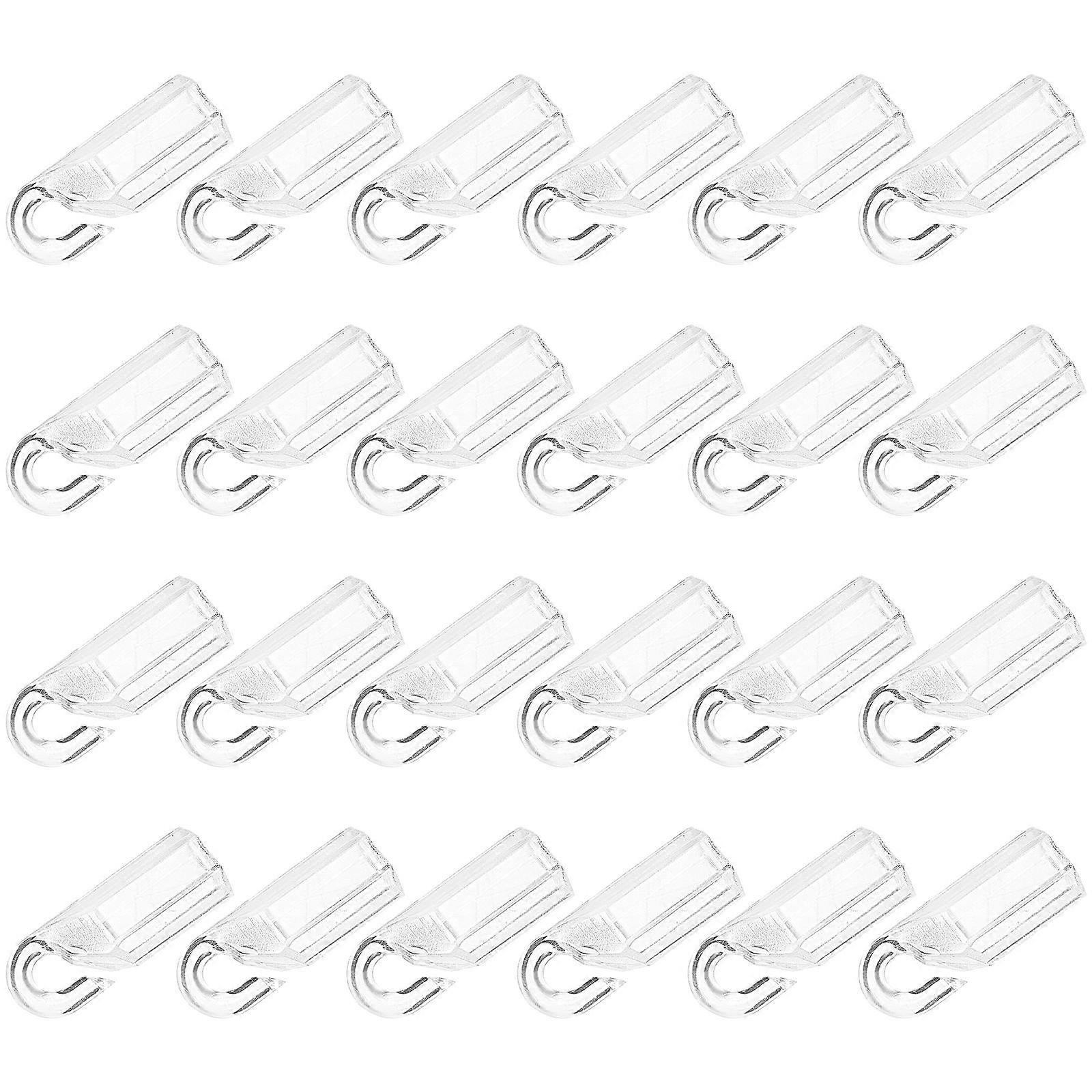 24pcs Blind Wand Hook Caps for Vertical Blinds – Easy to Use & Reusable Curtain Rod Accessories for Smooth Operation
