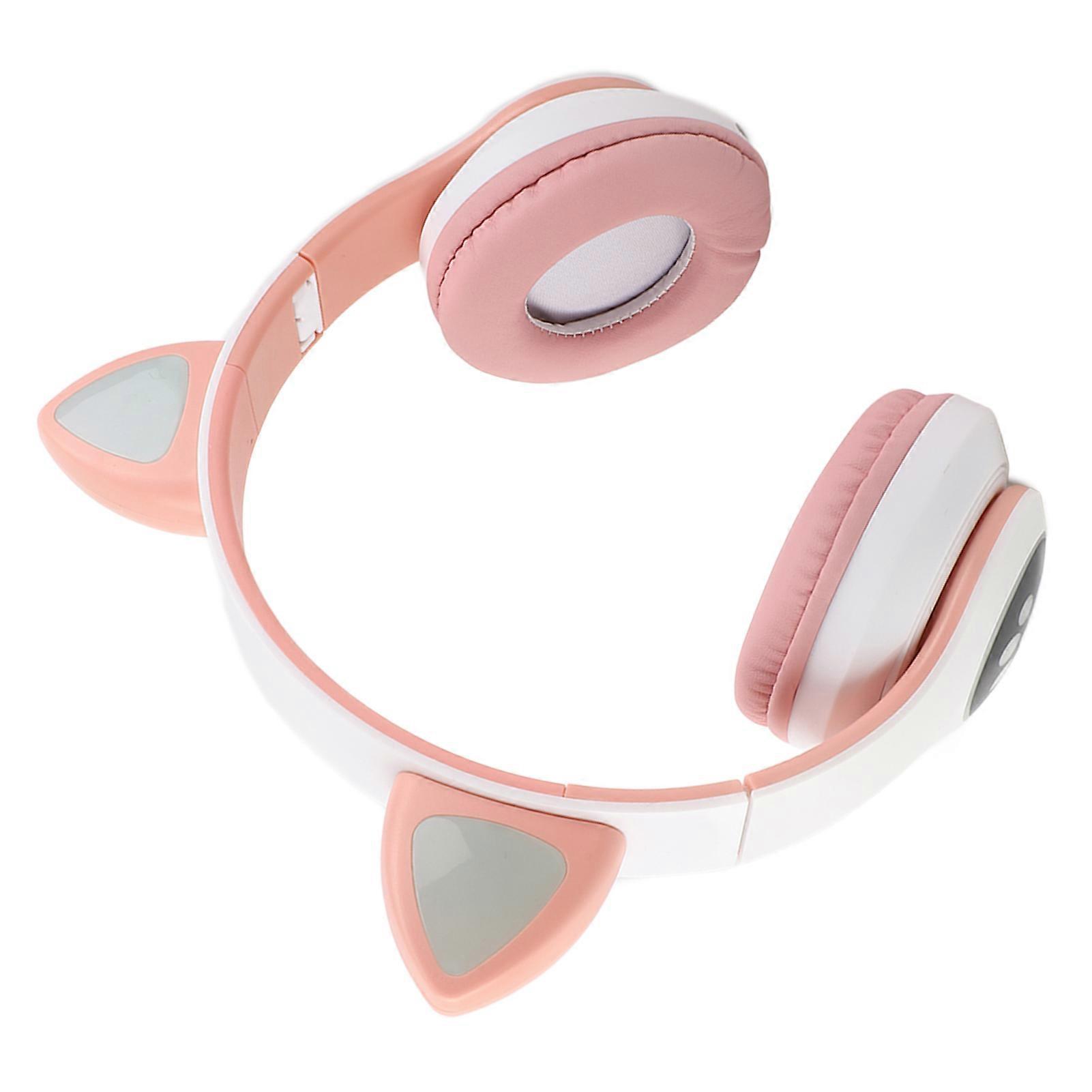 Cat Ear Bluetooth Headphone Low Delay Long Transmission Distance Wireless Bluetooth Gaming Headset for Computer Phone 