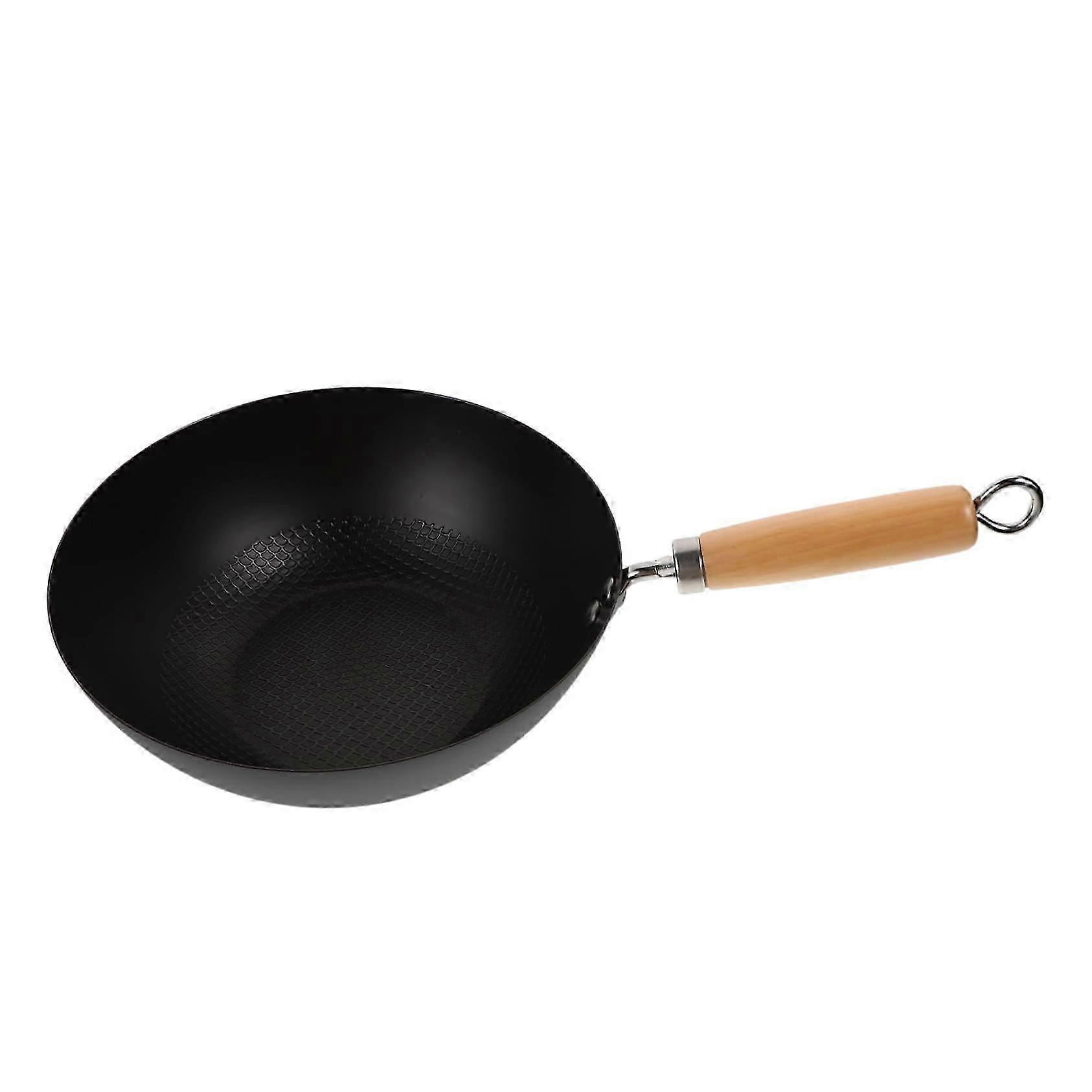 وعاء طهي صغير من الحديد للقلي السريع في المطبخ المنزلي ، مقلاة صغيرة مناسبة للطهي بموقد الغاز