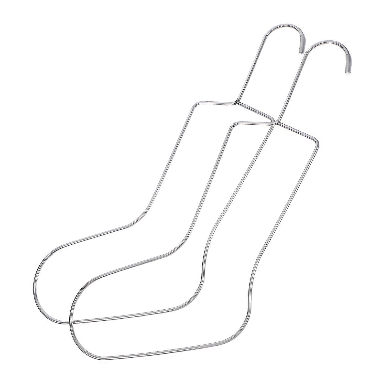 Stainless Steel Sock Blockers Laundry Drying Rack for Hand Knitted Socks – Modern Design for DIY Knitting and Crochet Display Stands