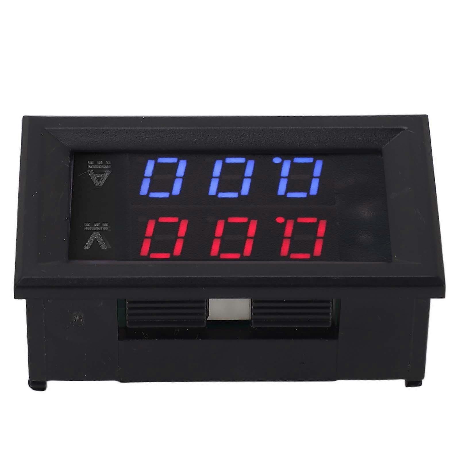 電圧電流計デジタル電圧計電流計電圧計ボルトテスターアンプ検出器LEDアンペア数モニターゲージDC0-100V 100Aダイバータ付き