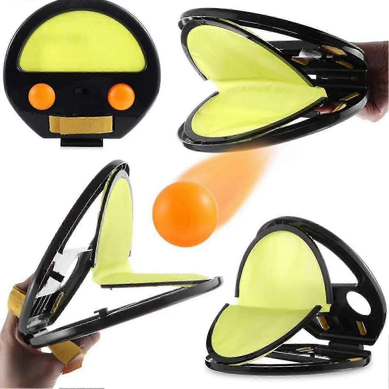Outdoor Sports Toy for Kids, Black Hand Ball Game Racket for Family Fun - Available Now