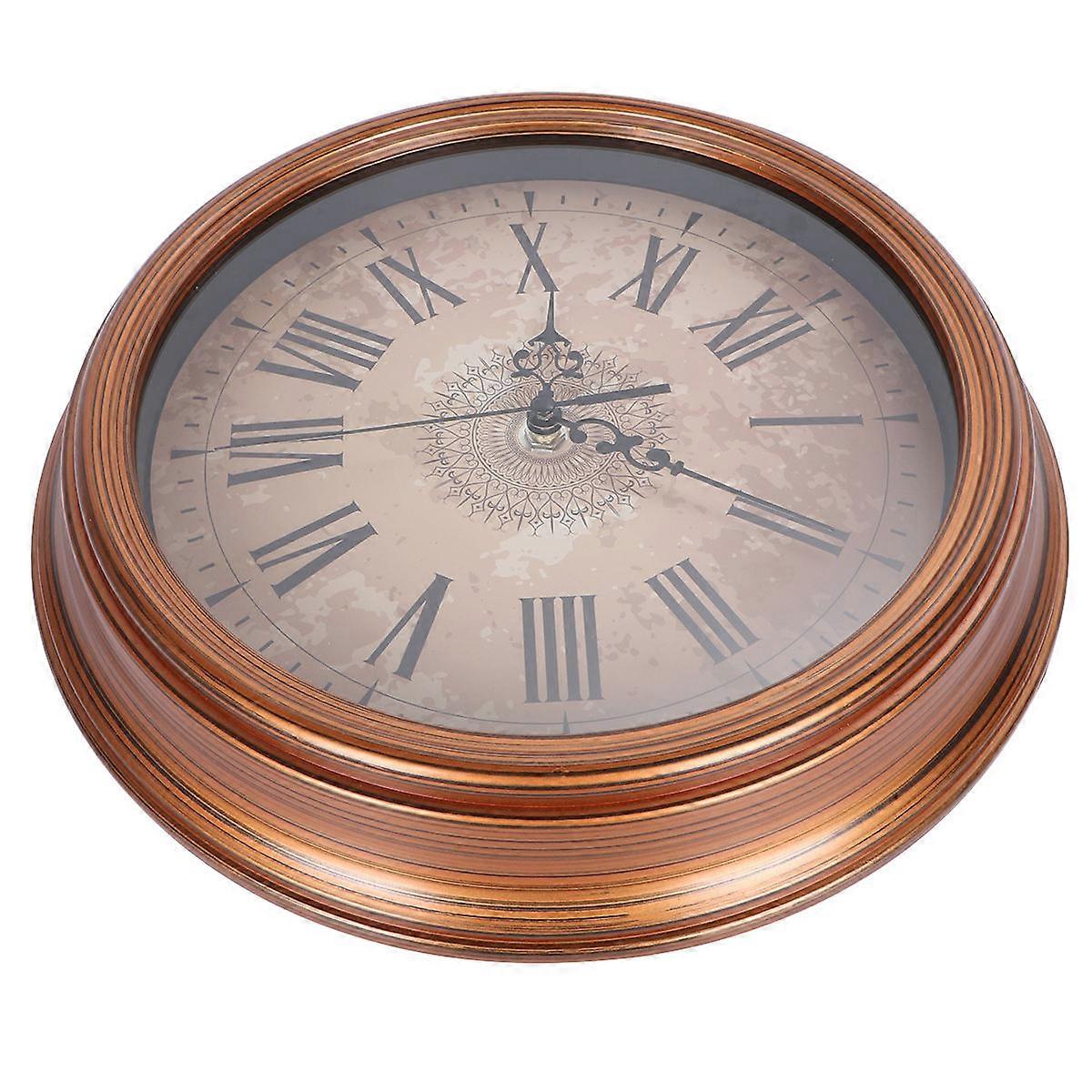 Office Decoration Wall Clock for Home 30x30cm Multi Time Telling Decorative 1Pack