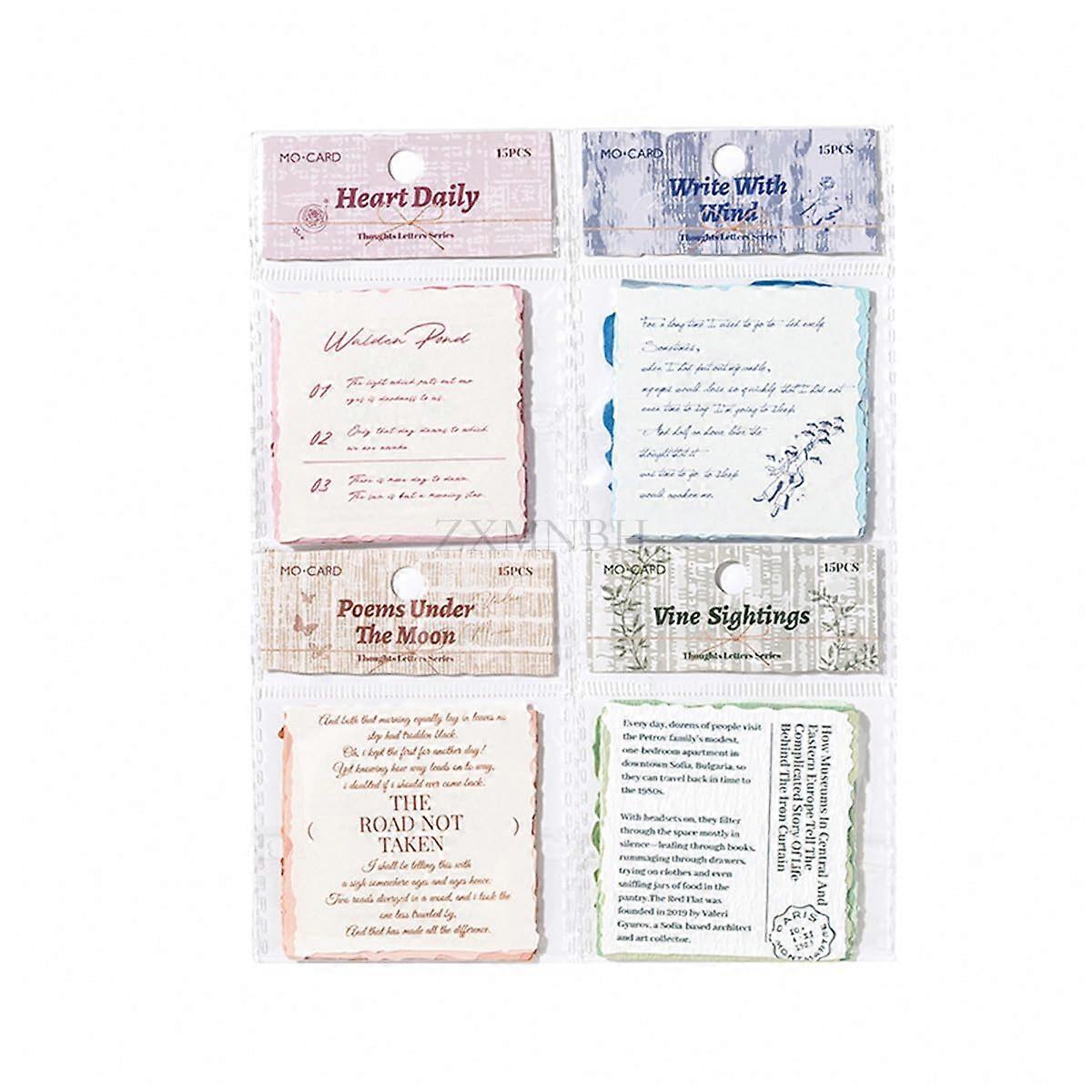 Writing with Wind Paper for Scrapbooking Kit Junk Journaling Supplies 1D2372A