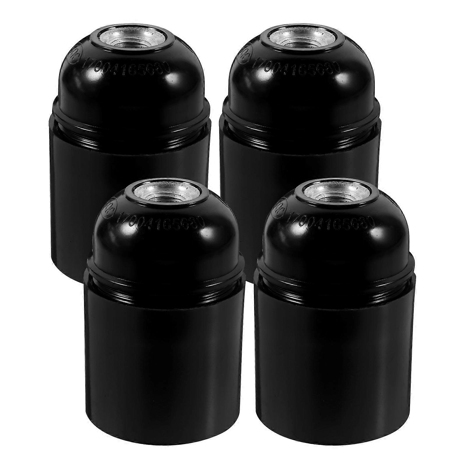 Lamp Holder Replacement Light Socket Kitchen Plastic 5.50X4.00X4.00Cm 4Pcs