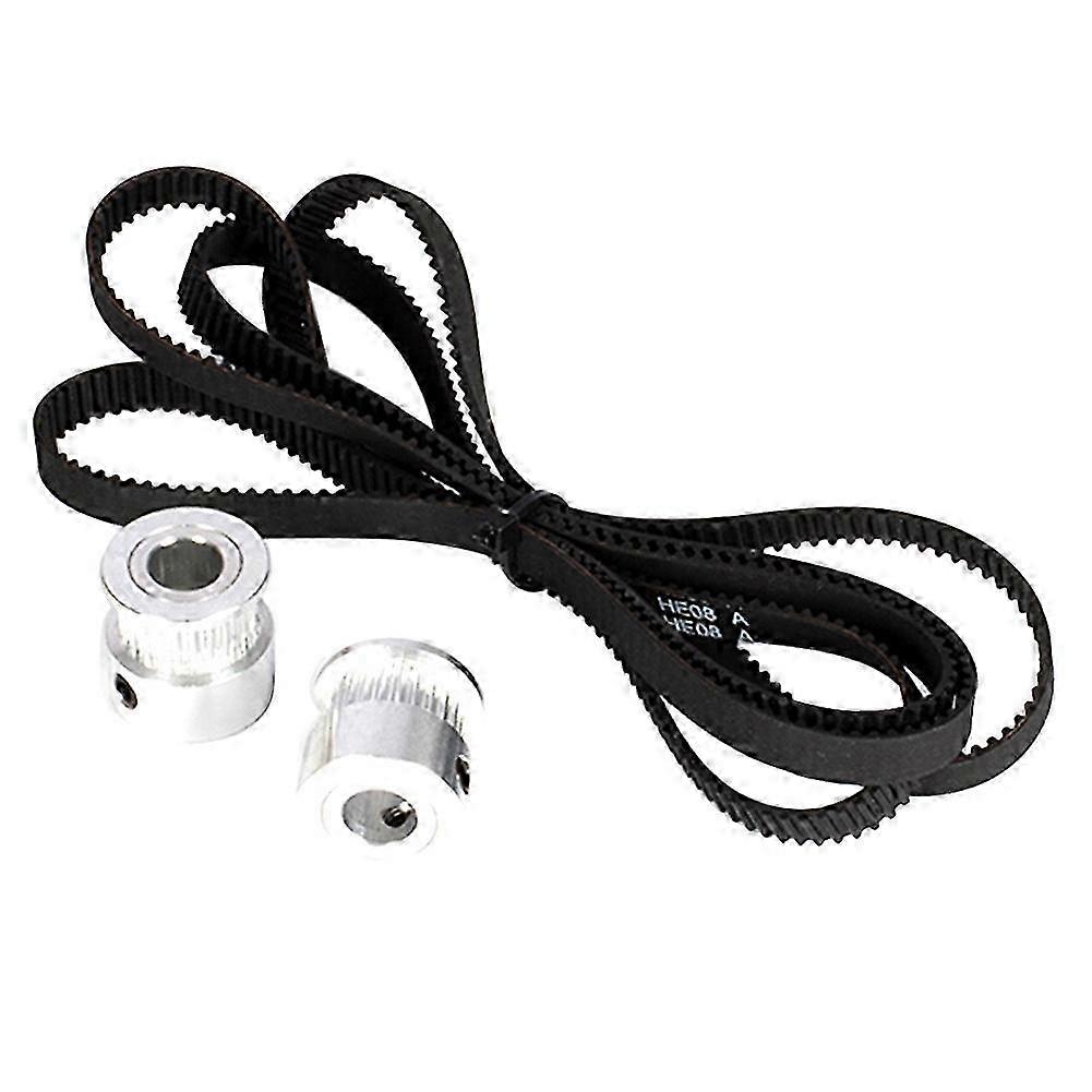 Z-Axis GT2 Timing Belt Pulley Kit 24 Teeth Synchronous Wheel and Belt for Compatible Models 1068 mm