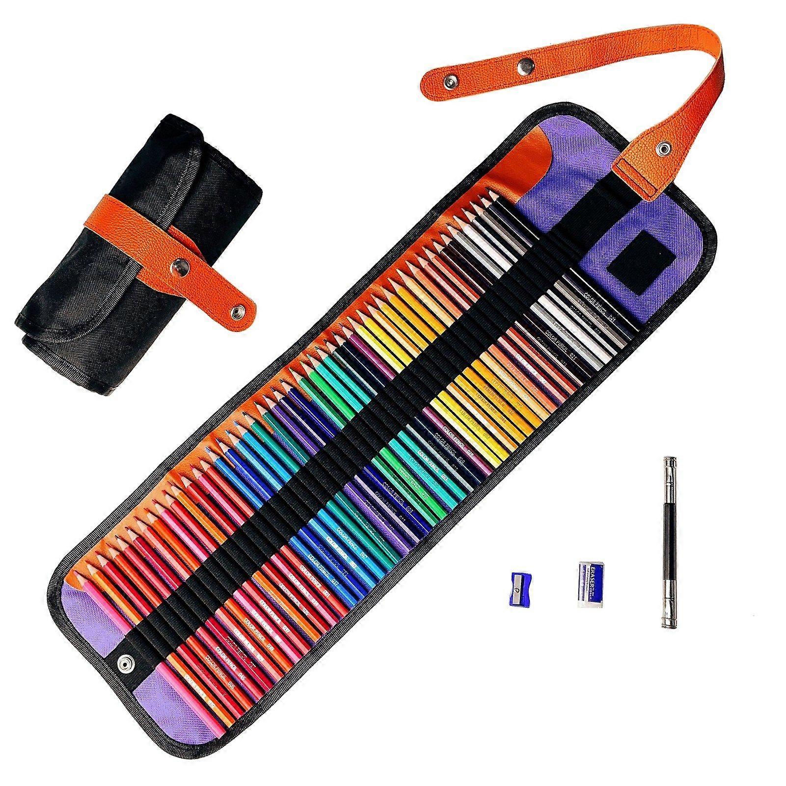 2025 Latest Model Colored Pencil Set 72 Colors Bright Color Moderate Hardness