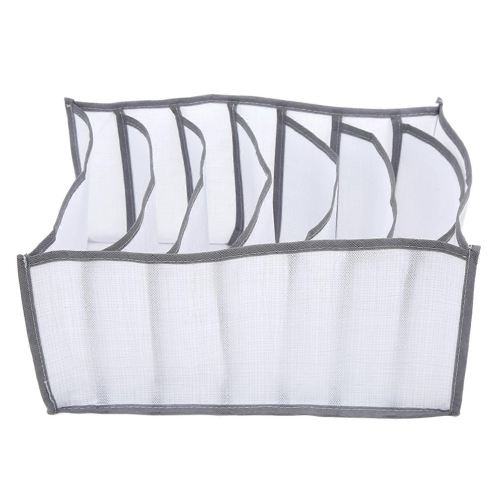 Wardrobe 7 Grids Large Capacity Stackable Odorless Fabrics Space Saving Clothes Storage Organizer