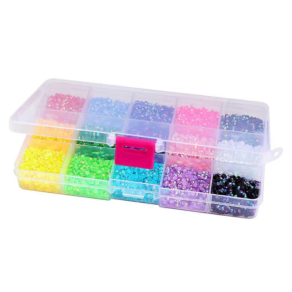 It sounds like you're referring to **rhinestone nail art gems** – small, decorative crystal or plastic gems used to embellish nails for a sparkling,