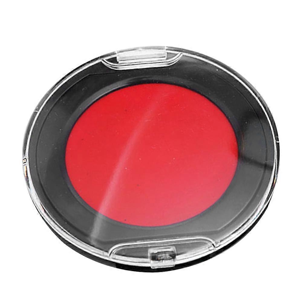 The **Mini Round Inkpad Portable Document Stamping Pad with Red Oil Based Ink Core** is a compact and convenient tool designed for office,