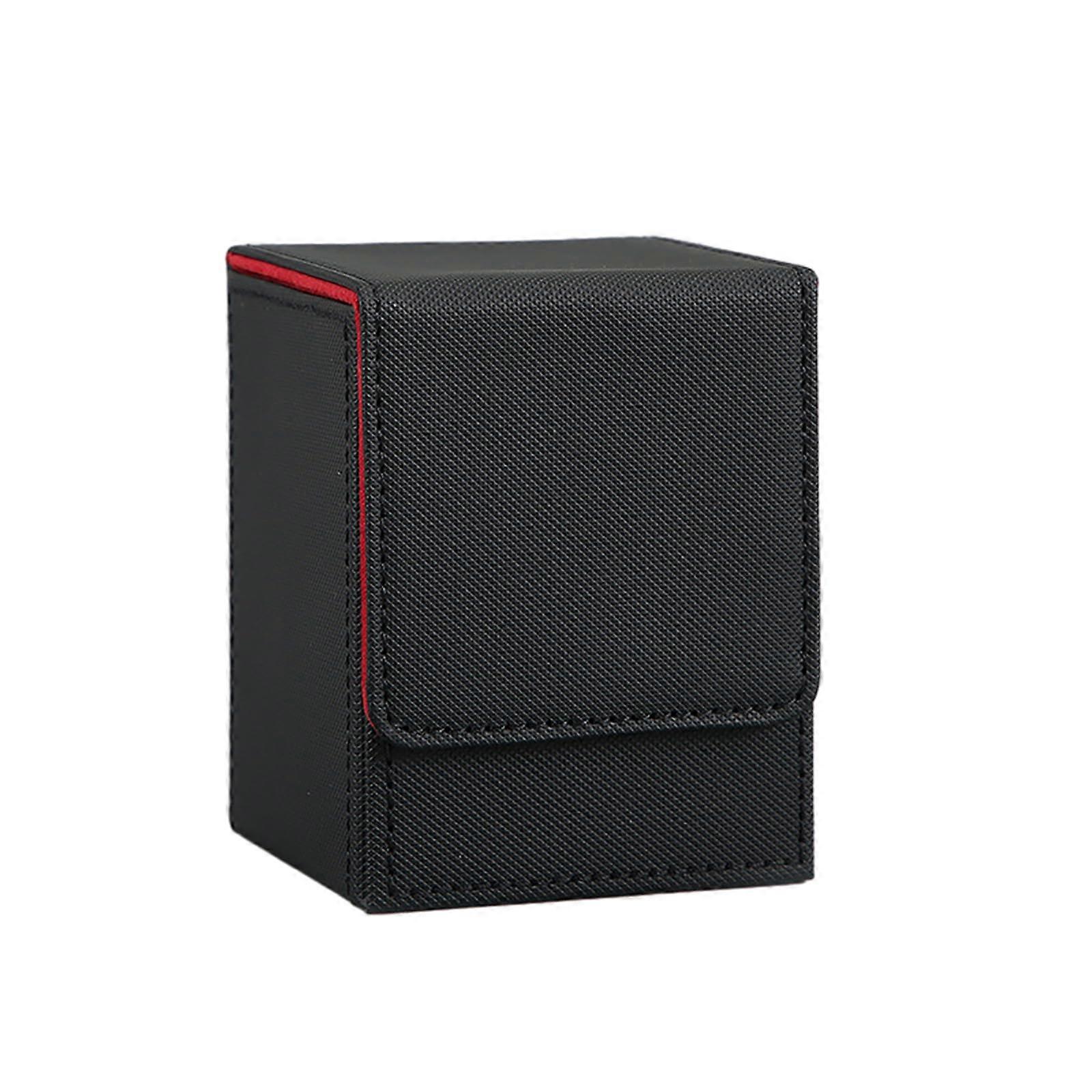 Leather Deck Game Card Box Card Game Box Case For Playing Cards Card Storage Box Trading Card Carrying Box