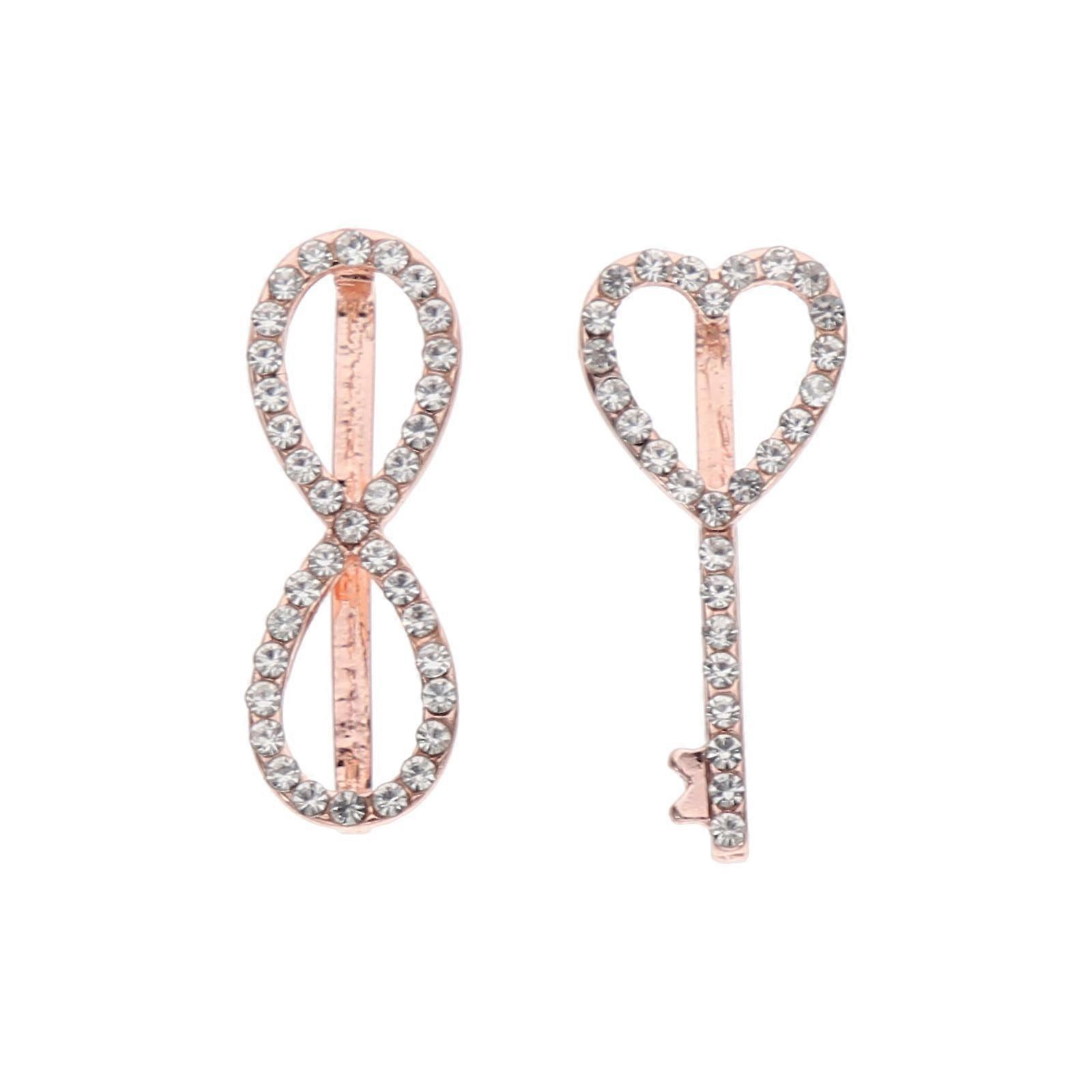 Watchstrap Decor Delicate Watchband Charms Rose Gold 0.6X1X2.3CM Gift Option 2Set