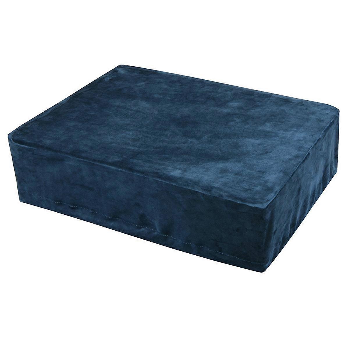 For AT-LP120XUSB Record Player Short Plush Cloth Dust Cover Vinyl Record Player Protective Cover Blue