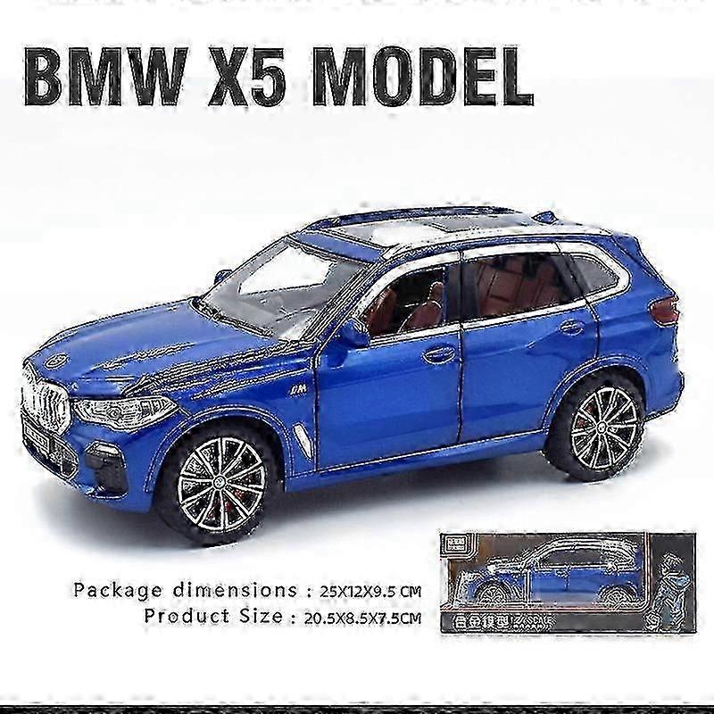 1:24 Alloy Car Model with Sound and Light Pull Back Function, Toy SUV Vehicles Collection Gift