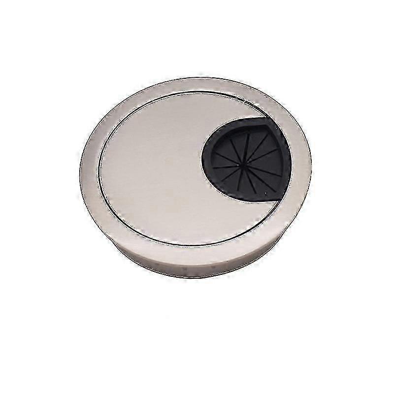 Cable Grommet for Desk Zinc Alloy Wire Hole screen with Rotatable Flip-Top Office Table direction