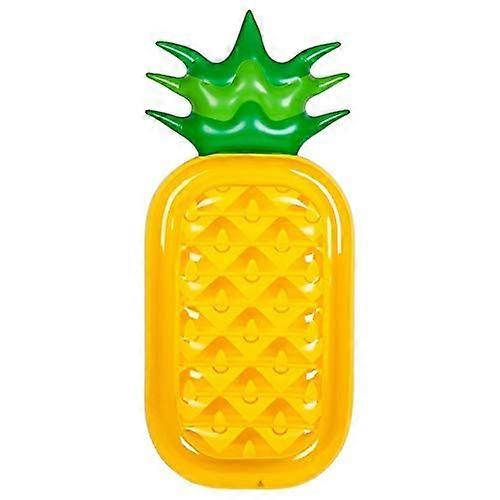Swimming Ring Inflatable Pool Toy Swimming Ring for Adults Floating Raft Color Pineapple Pineapple Bed Inflatable Floating Raft