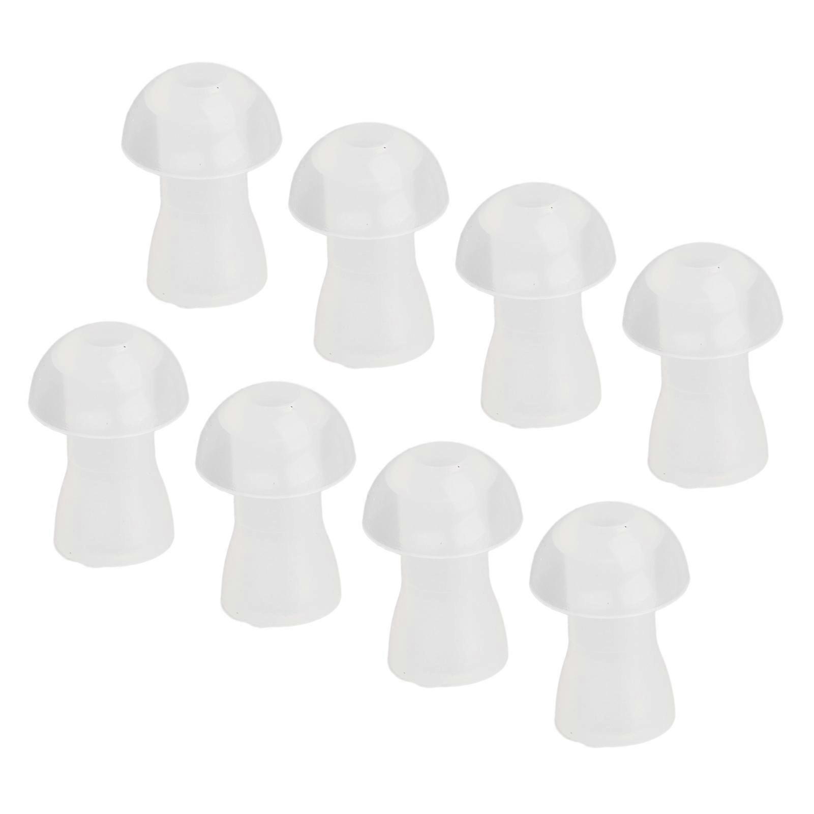 30pcs Hearing Amplifiers Eartips Soft Silicone White Accessories Replacement Earbud S