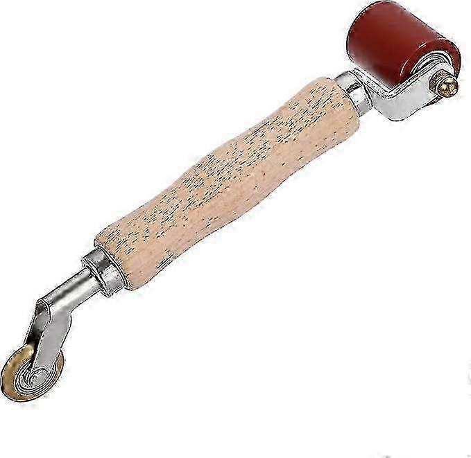 2025 2 in 1 welding handheld roller, 40mm silicone seam roller and 6mm inner angle brass penny roller for PVC/TPO/EPDM plywood roofing tape, sound ins