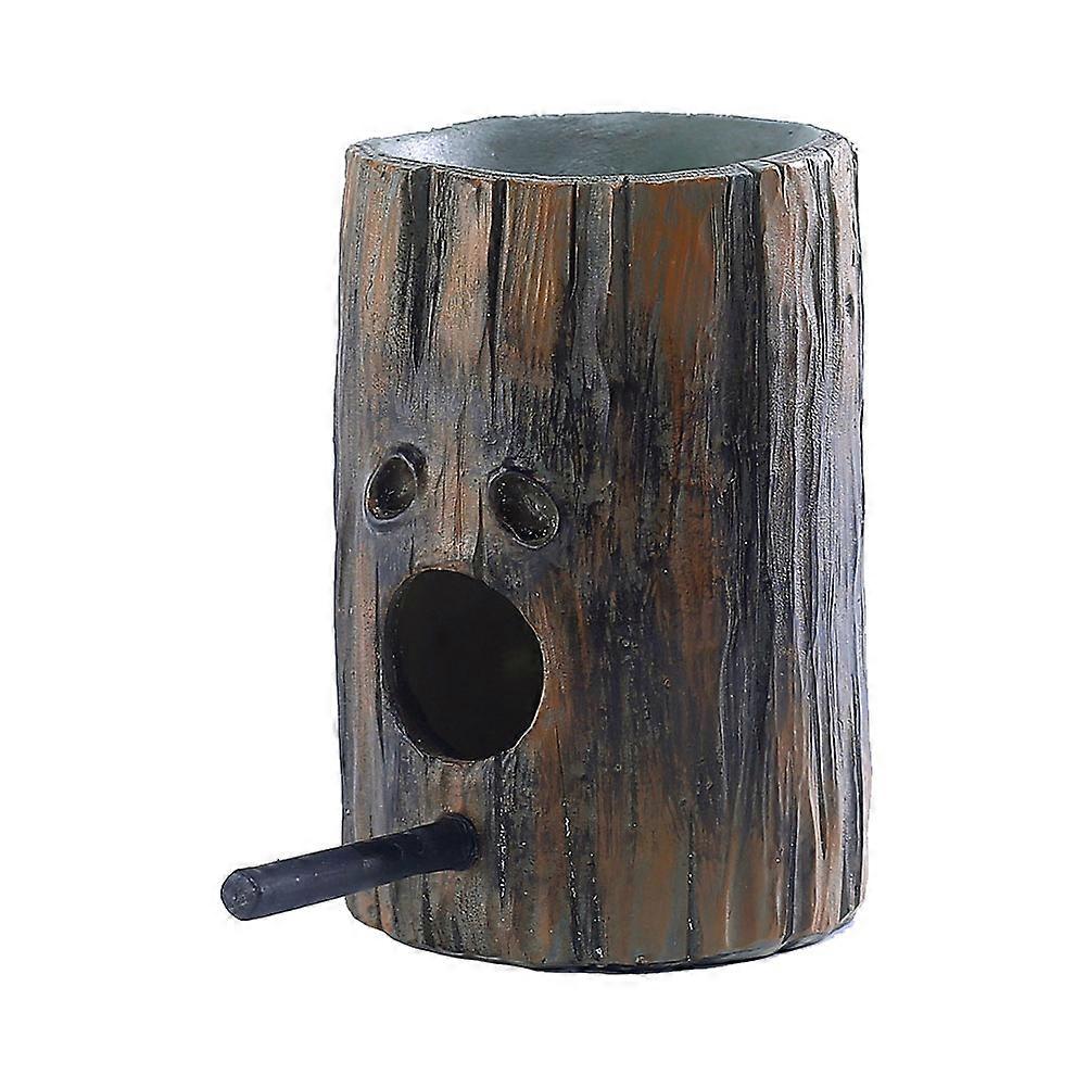 Durable Resin Bird Feeder for Storage Use with Excellent Craftsmanship 1 Pc Coffee Color