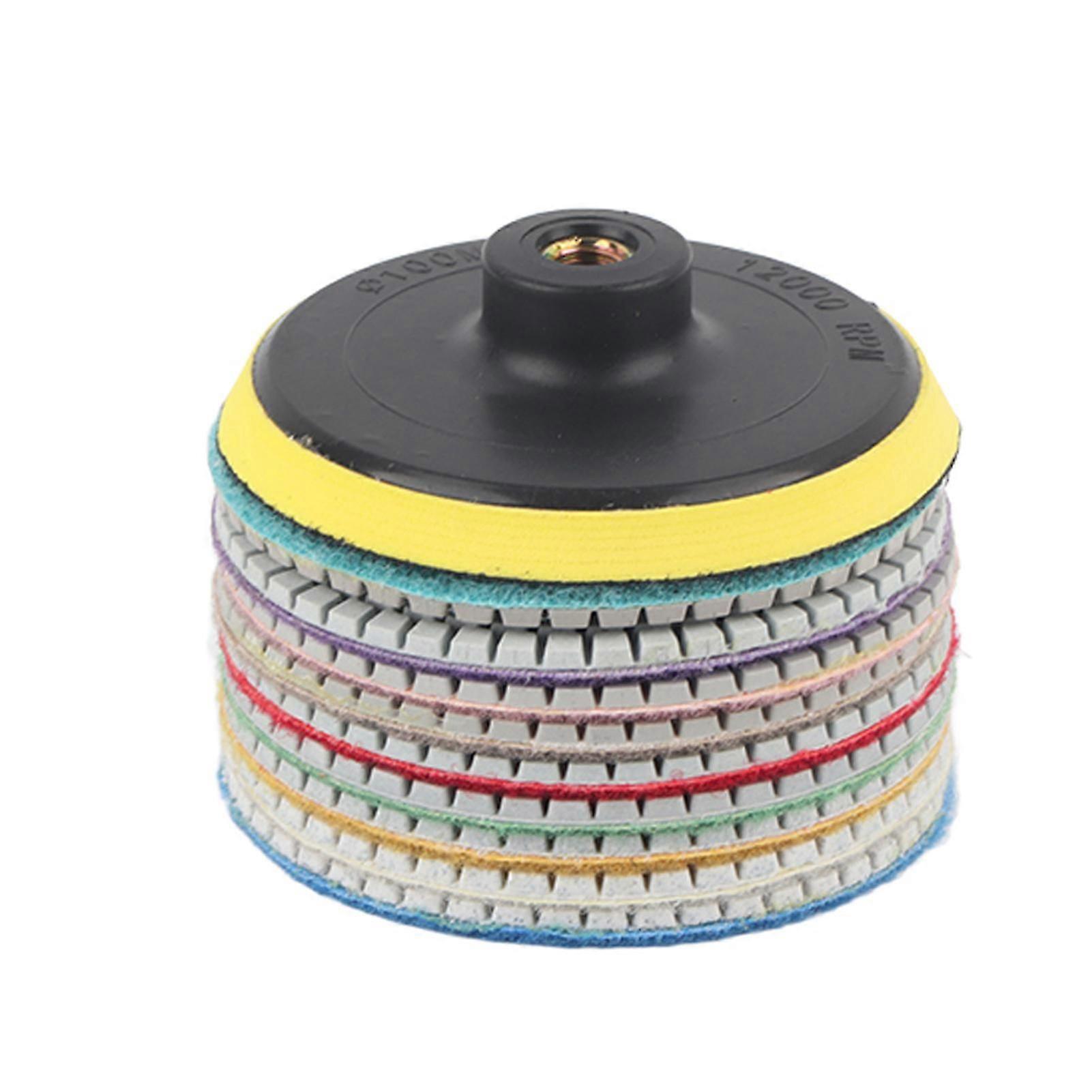 10pcs Round Diamond Grinding Cup Wheel Grinder Disc Tool Set Diameter 100mm