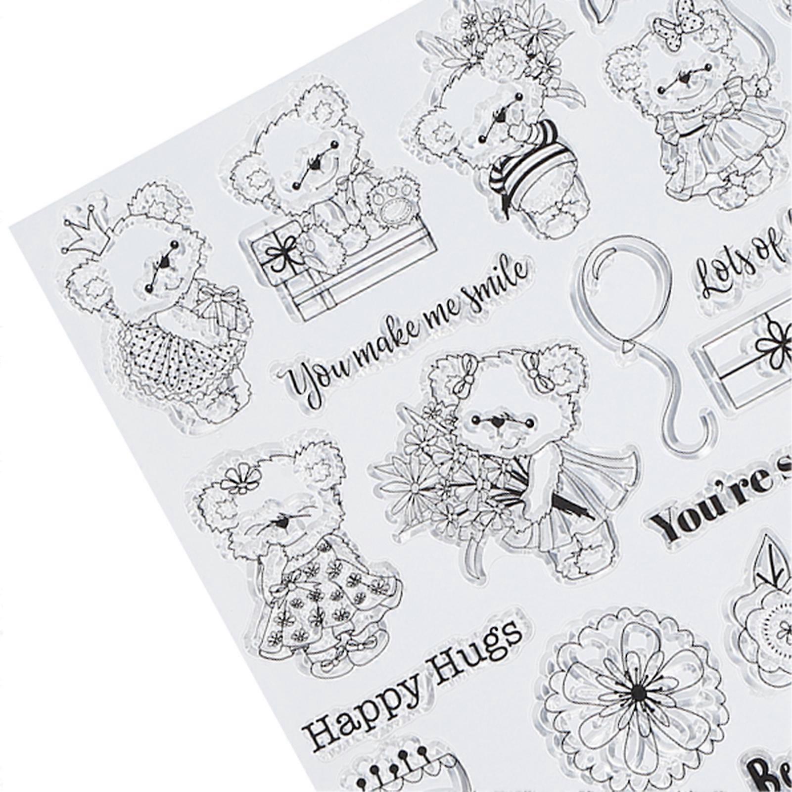 Transparent Stamp TPR Seal Making Molds for Hand Account Scrapbooking Pattern DIY Decoration