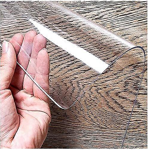 Transparent desk mat for office computer, 1.5mm thick, 100x150cm/39x59in