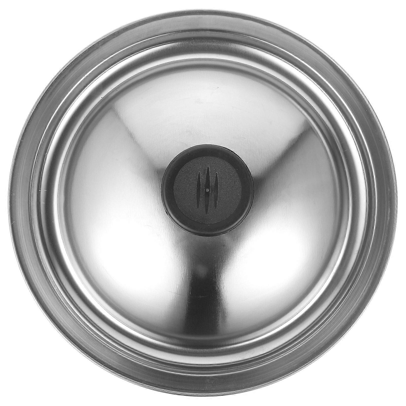 Metal Pot Lid with Knob for Seasoning Pots and Frying Pans – Cover for Use