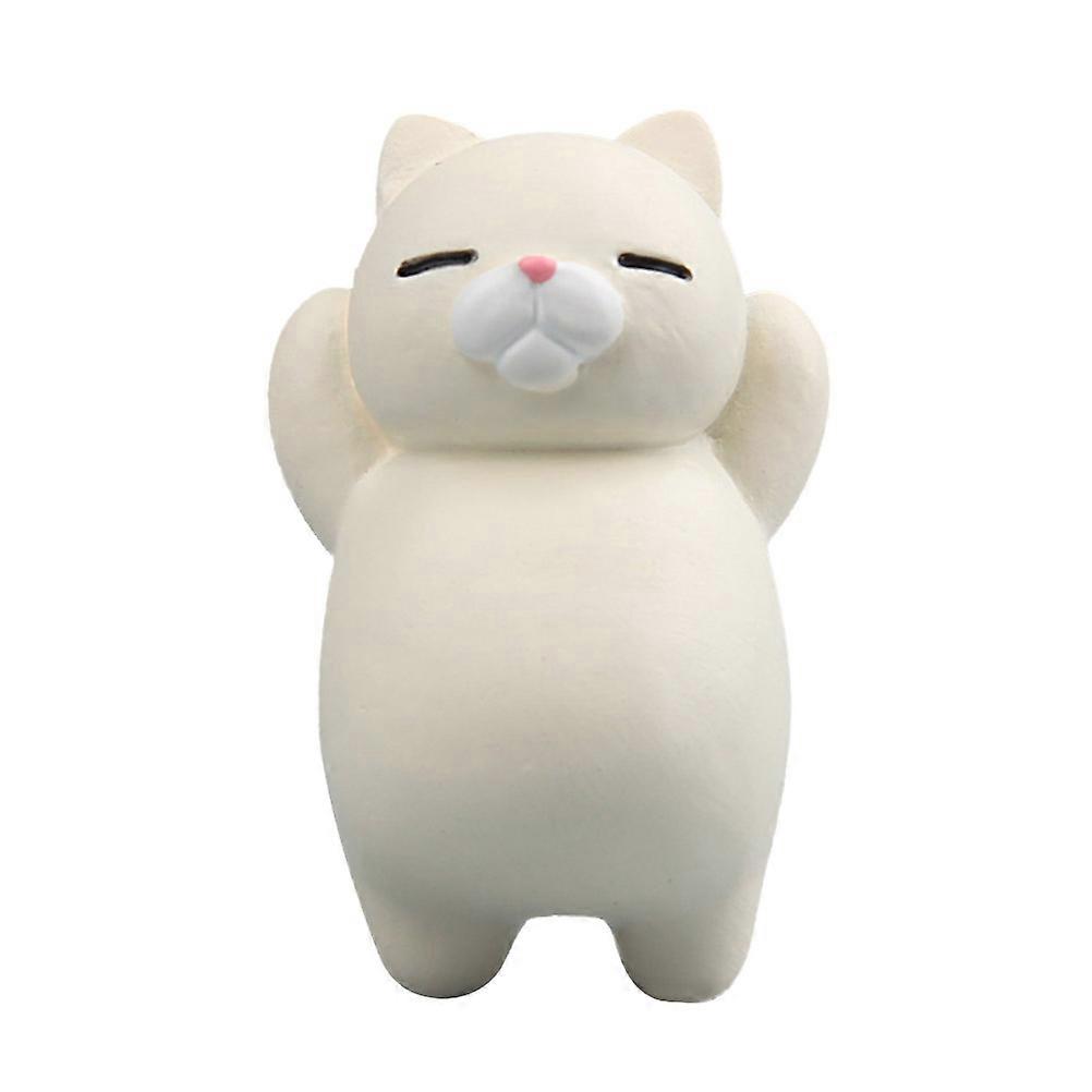 かわいい猫の漫画冷蔵庫マグネット、家の装飾アイボリーのための磁気バックル付き