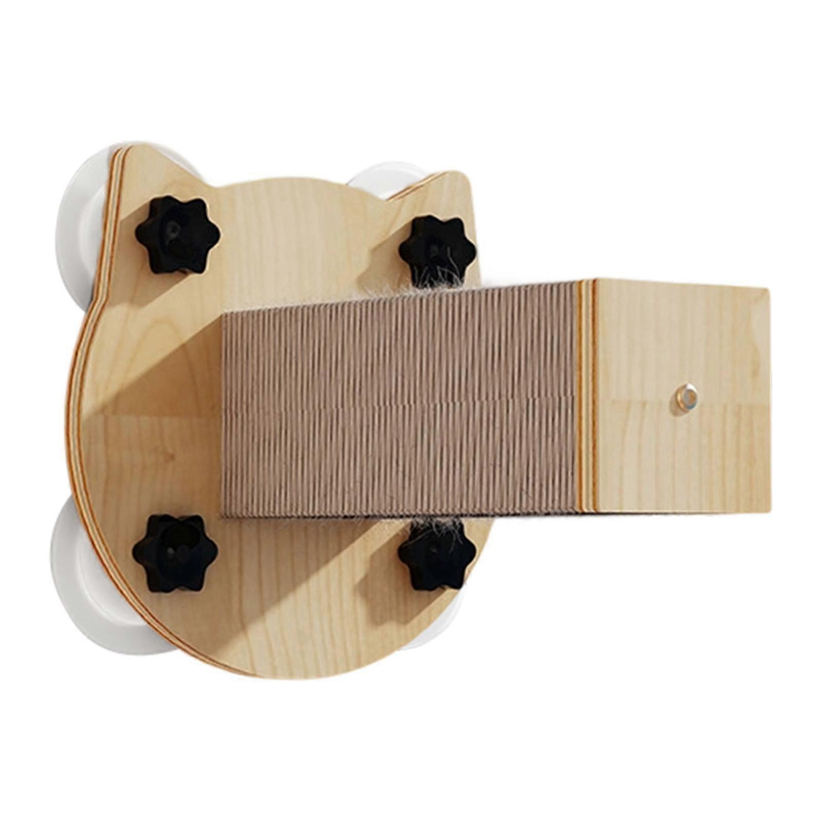 Cat Wall Step, Wall Mounted Scratching Post, with Stable Suction Cup, Space