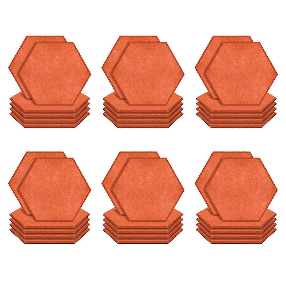 36 Pack Hexagon Acoustic Panels Sound Proof Padding Beveled Edge Sound Panels for Recording Studio O