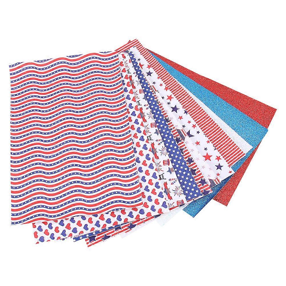Practical DIY Decoration 11Pcs Creative Leather Fabric Ideal For Craft Enthusiasts Assorted Color Use
