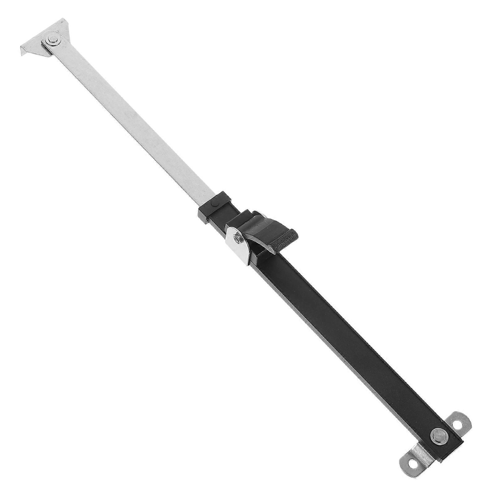 Telescopic Window Stay Holder with Limiter for Home Use Black Aluminum Alloy Adjustable Design Fits