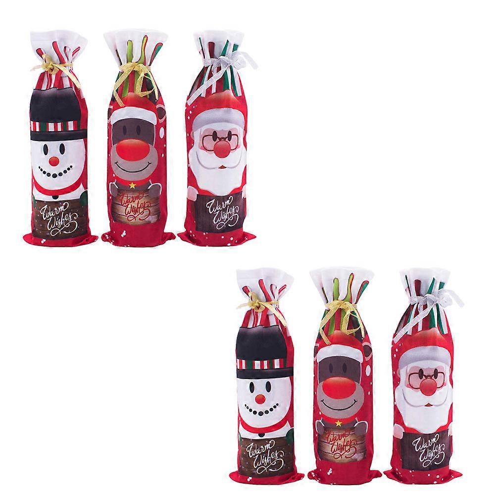Bottle Covers Cloth Table Decoration 6Set