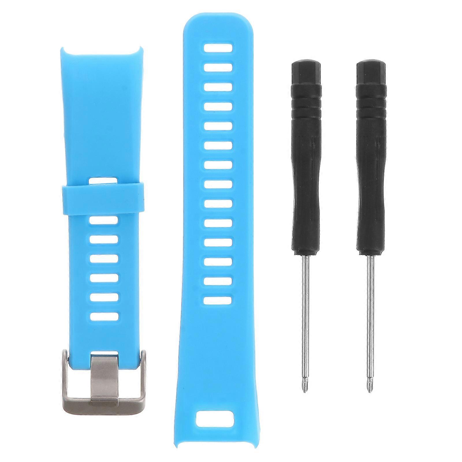 Silicone Watchband for Smart Watch Flexible Durable Safe for Skin Fits HR