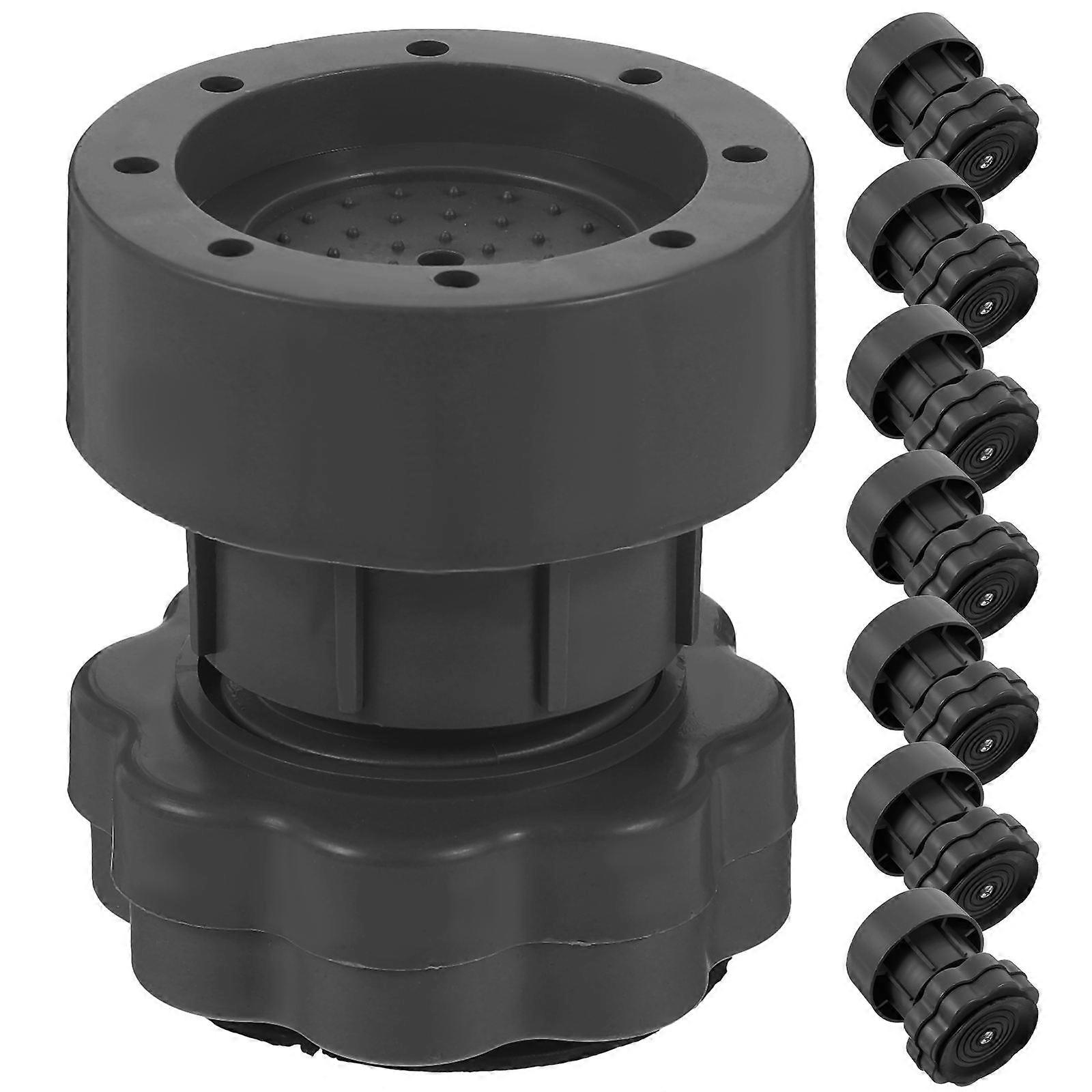 8pcs Furniture Heightening Pads, Skid Resistant Shock Absorption Mats for Washing Machines – Non Slip, Durable, Easy to Install for Stability and