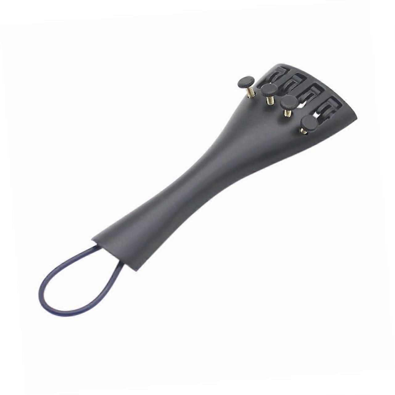 3/4 4/4 Violin Tailpiece Bridge Aluminum Alloy Replacement Part for Easy Installation Fine Tuner Compatibility