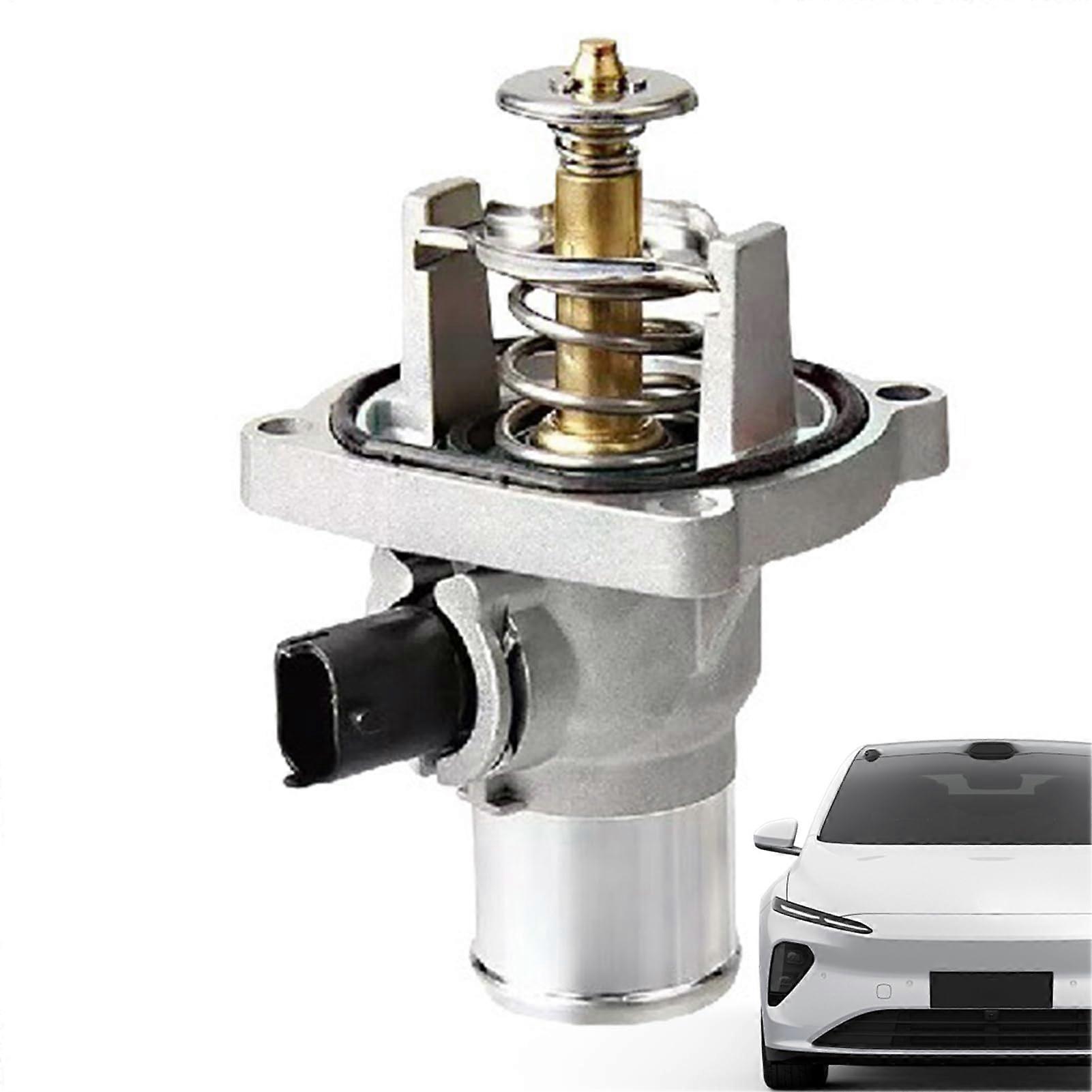 Car Thermostat Housing Replacement for Cooling System Seal, Radiator, Compatible with Engine Oil and Water Systems