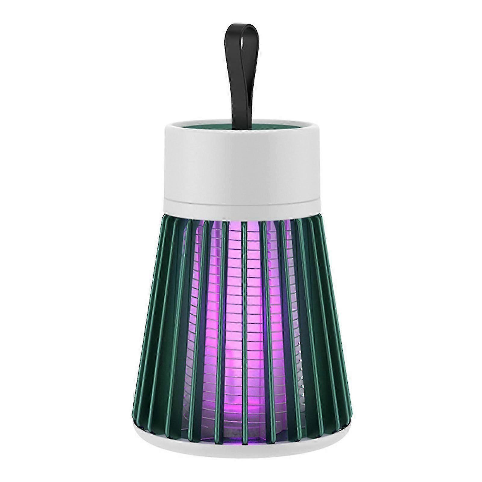 Rechargeable Mosquito Zapper With Brush Electric Shock Wireless Uv Light Bulb Lamp Flies