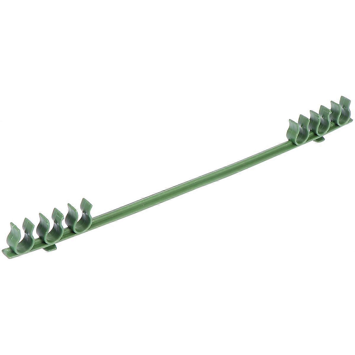 Cucumber and Tomato Support Buckle Made of Plastic Green Color for Fixing Use 50 Pieces Fit for 11mm Round Tube