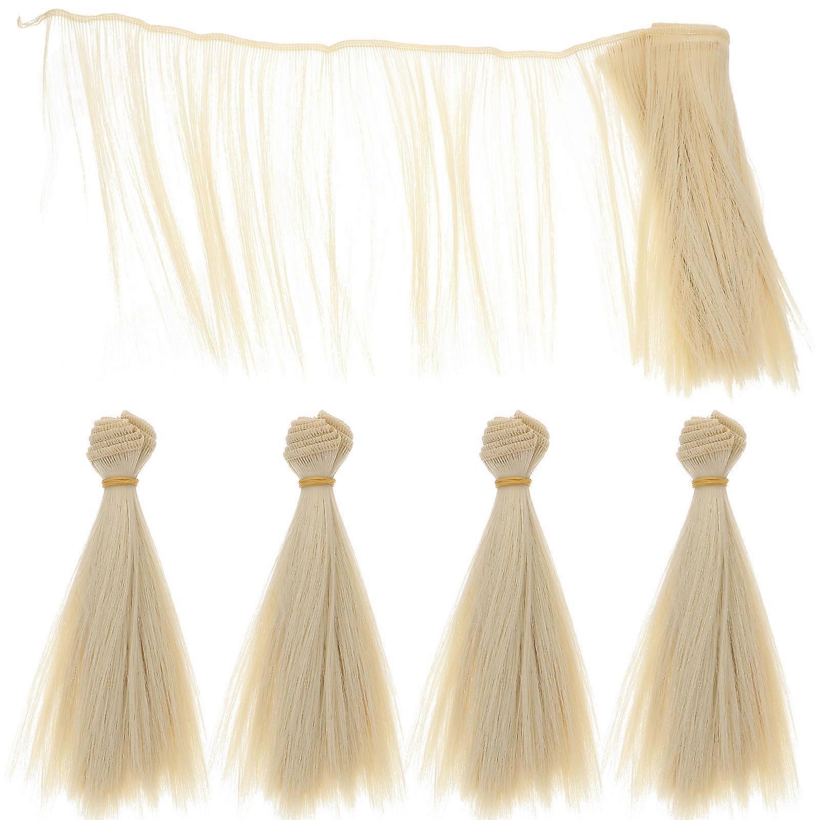 Simulated Doll Hair Extensions, Lifelike Appearance, Suitable for Repairs