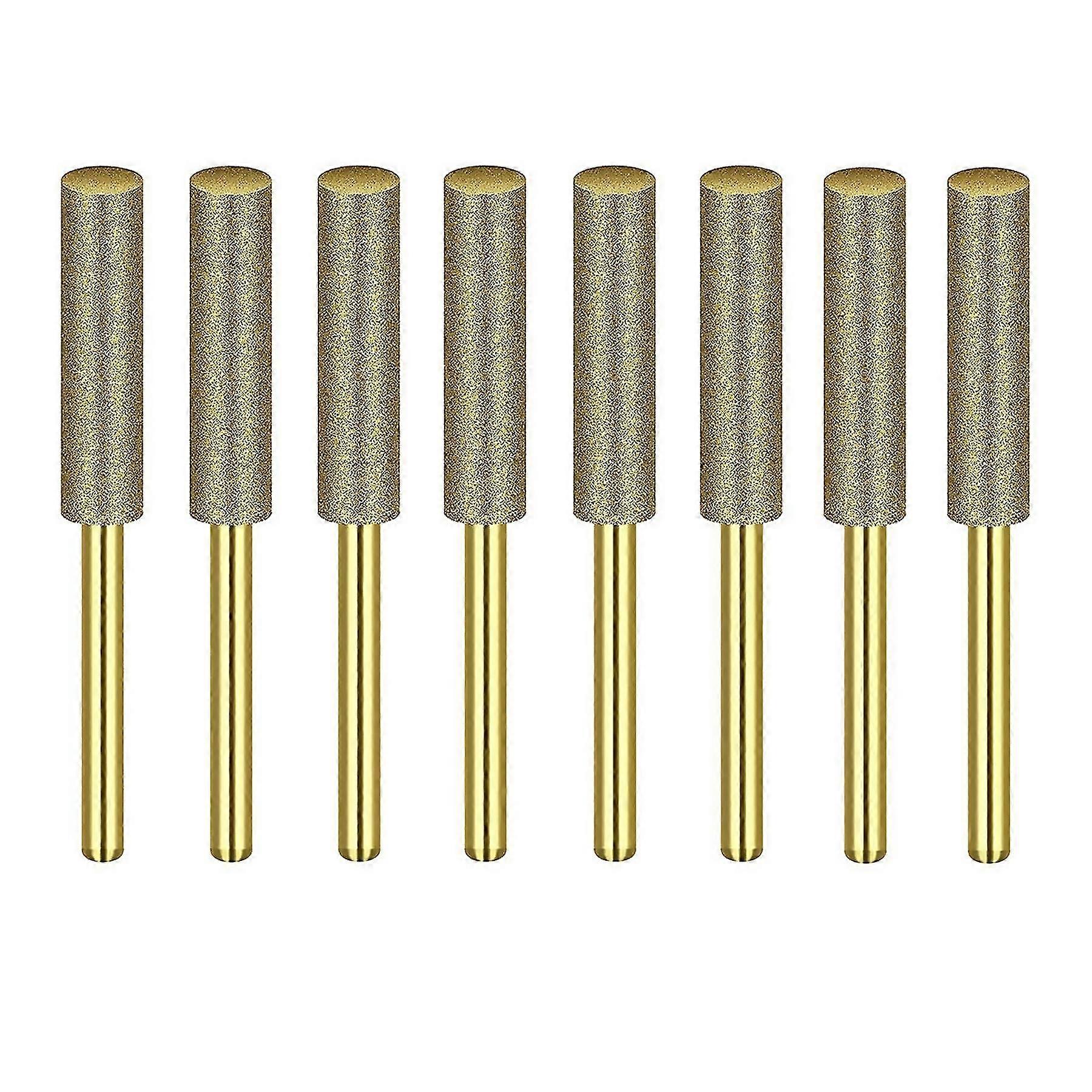 For 8pcs High Hardness Diamond Chainsaw Sharpener316 Inch 48mm