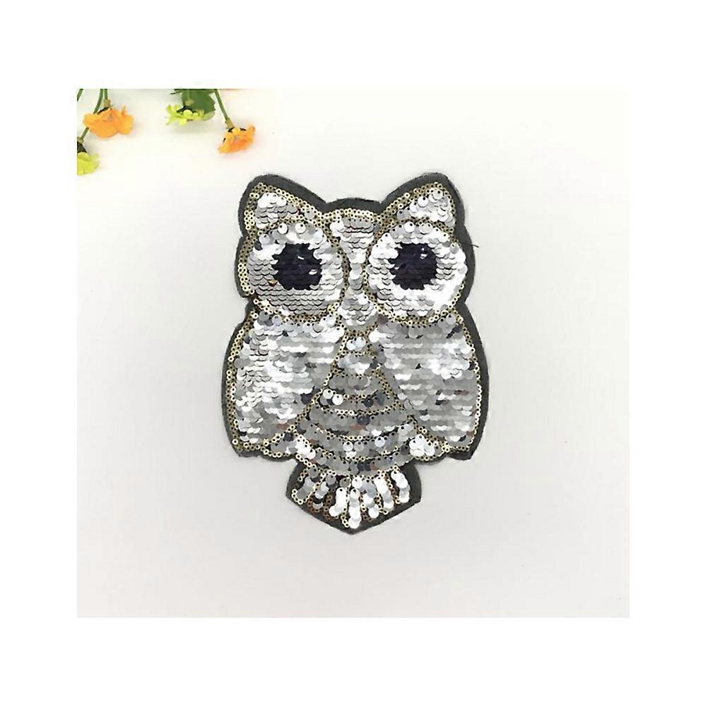 Clothing Appliques For Craft Projects Featuring Owl Sequins Suitable For DIY Projects 1Pcs